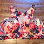 PINK - Victoria's Secret 🆕 PINK VS floral halter high neck pink red blue pullover lace bralette… Photo 6