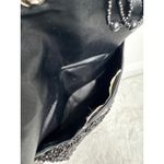 Vintage Mademoiselle Handmade Beaded Black Evening Bag Hong Kong Purse Photo 12