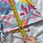 Columbia  Womens Size Medium Floral Rashguard Long Sleeve Hooded Tie Omniwick Photo 5