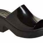 Crocs NEW Black Brooklyn Chunky Platform Slide Sandal Shoes size 9 Photo 0