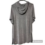 Gaiam  size XS hooded pullover short sleeve super soft fabric athletic wear comfy Photo 1