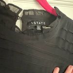 1. State  Elegant Black Ruffled Dress Photo 1