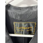 VTG B. Altman & Co Women’s Blazer Black Jacket XL Satin Ruffles Fifth Ave Career Photo 7