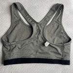 Nike Dri-Fit Grey Racerback Sports Bra Woman Medium Athletic Workout Fitness Photo 3