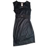 Fiorucci  Satin sleeveless Mini Dress with embellished bow ruffles & logo belt Photo 2