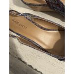 Nine West EUC ABBE Boho Cork Wedge Sandal Size 5 1/2 M Woven Hippie Photo 5