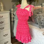Tube Dress Tiered Form Fitting Pink Floral Size undefined Photo 6