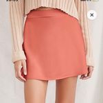 Forever 21 NWT Amber Red Satin Skirt Photo 4