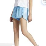 Adidas NWT Blue Sprinter Shorts with Elastic Waistband. Size S. Zip Pockets! Photo 3