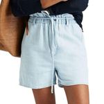 Rag and Bone  Denim Women’s Size 26 Light Blue Wash Cotton Linen Jean Shorts Photo 0