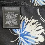 Liz Claiborne Career Woman Top Black Blue Flowers Plus Size 1X Professional Photo 6