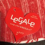 Legale Keep Your Socks On Red/White Socks 2 Pairs NWT One Size Red Photo 1