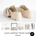 Free People Lyra Leather Mule Loafe Shoe Photo 3