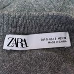 ZARA Women's Gray Wool Knit Sleeveless Cami Camisole Crop Vest Tank Top Size S Photo 2