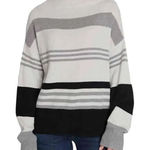 Lucky Brand  Women's Colorblock Design Striped‎ Long Sleeve Sweater Size Large Photo 0