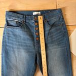 Loft  EUC Women's Kick Crop Jean High Rise Button Fly Size 28/6 Petite Photo 8