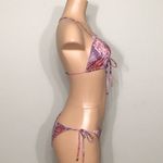 Wildfox  floral triangle racerback bikini set. Large. NWT Photo 5