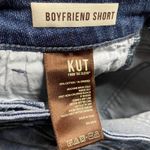 Kut From The Kloth  Blue Denim Cuffed Boyfriend Jean Shorts Women's Size 2 Photo 5