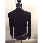 Black Cardigan Pearl Buttons V Neck Corpcore Truth Republic Small S Classic Photo 5