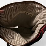 Pine Creek Boho Brown & Red Western Tote Bucket Bag, Fringe Detail, EUC Photo 5