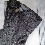 David's Bridal David Bridals black goth homecoming dress Photo 2