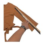 Madewell Texture & Thread cropped faux wrap shirt size XS Photo 11