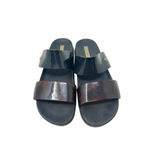 Melissa Cosmic 15 Double Strap Slide Sandals Black Tortoiseshell Size US 8 Photo 1