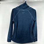 Kuhl Lea Pullover Top Long Sleeve Cowl Pockets Stretch Versatile Cozy Blue L Photo 5