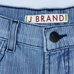 J Brand NEW! Denim Jean Shorts Size 25 Engineer Railroad Stripe Photo 1