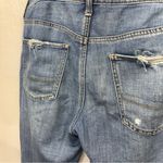 American Eagle American‎ Eagle Outfitters Women's Ripped Blue Boot Cut Jeans Photo 8