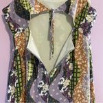 LA Hearts Retro Mini Dress Wavy Boho Mixed Print Size Medium Photo 8