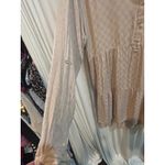 Lovestitch Bohemian Tunic Top Women's Small Checkered Tiered Long Sleeve Casual Photo 4