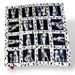 Echo Disney 101 Dalmatians big silk scarf White Photo 1