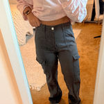 ZARA  Black Straight Leg Cargo Pants Photo 0