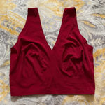 Calvin Klein  Red v neck bra size medium Photo 0
