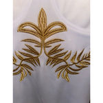 Women boutique Dress XL White Gold Photo 2