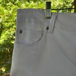 NYDJ  Women's White Crop Jeans Rhinestone Cuffs Size 16 Photo 2