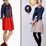 Holding Horses  Anthropologie Beaded Distressed Patch Western Denim Jacket Sz XS Photo 14