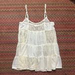 Aeropostale RETRO PATCHWORK SHEER CREAM LACE CAMI TUNIC ROMANTIC BOHO Photo 6