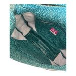 Fossil Blue and Tan Messenger Crossbody Bag with Long Strap Photo 6