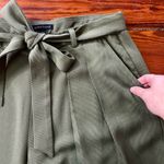 Eileen Fisher Heavy Tencel Twill Tie Waist Wide Leg Olive Pants - Sz 12 Photo 10