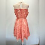 Ryu : ModCloth Melon Lace Sleeveless Illusion Neckline Party Dress w Rhinestones Photo 3