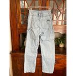 WILDFANG Essential Denim Work Pant Light Wash Cotton Spandex Relaxed Fit Blue Size XS Photo 1