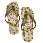 Havaianas new x CIA Maritima ☼ Limited Ed Flip Flops ☼ Metallic Gold Leopard ☼ Photo 0