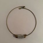 Women's AK Anne Klein Gold Tone Choker Collar Necklace Vintage Photo 1