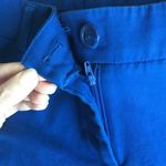 Hilary Radley Cotton, Mid Rise, Straight Leg, Capri Pants, Royal Blue, Size 12 Photo 4