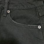 American Eagle  woman size 6 black distressed jean skirt Photo 2