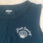 Old Navy  M Women’s Teal Blue Sleeveless Tank Top Size Medium Shirt Just Beachy Photo 1