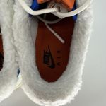 Nike  Air Force 1 '07 'Sherpa Fleece'‎ White Blue DO6680-100 - Women's Size 7.5 Photo 5