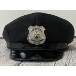 Spirit Halloween Black Police Officer Costume Hat  Photo 9